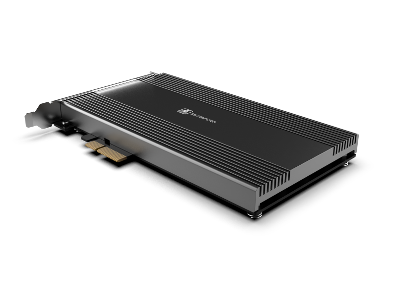 4 Bay M.2 NVMe SSD PCIex8 Add-on Card (SI-1244PCIe), motherboard PCIex8 channel to M.2 PCIe3x2., PCIe Gen3.0 x4 supports 3150 MB/s to host.