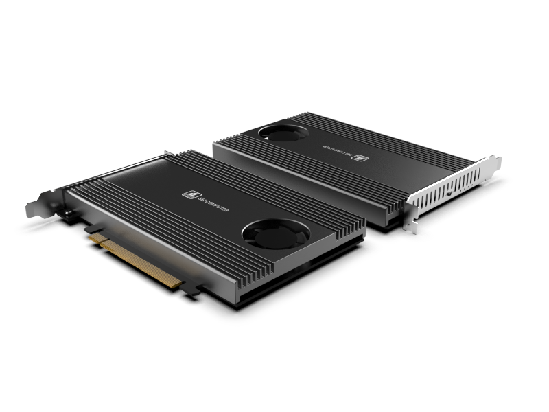 4 Bay M.2 NVMe SSD PCIex16 Add-on Card
