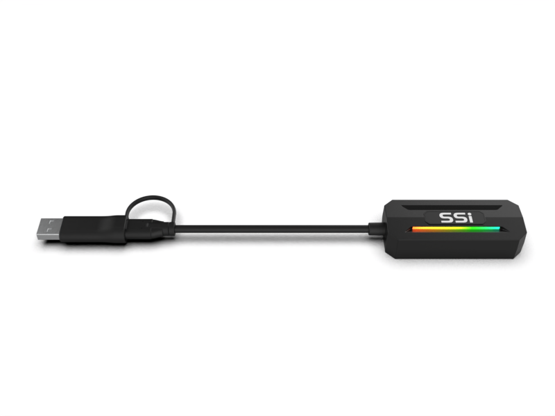 2.5GbE Network Adapter (SI-1254LUS31C), backward compatible 1GbE and 100MbE, USB3.2-C 10Gbps to host, portable design, embedded captive cable.