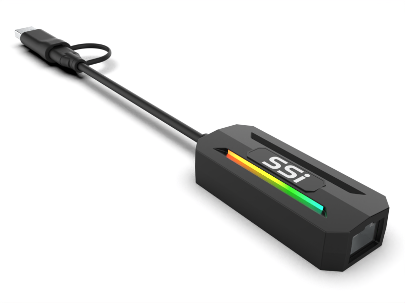 2.5GbE Network Adapter (SI-1254LUS31C), backward compatible 1GbE and 100MbE, USB3.2-C 10Gbps to host, portable design, embedded captive cable.