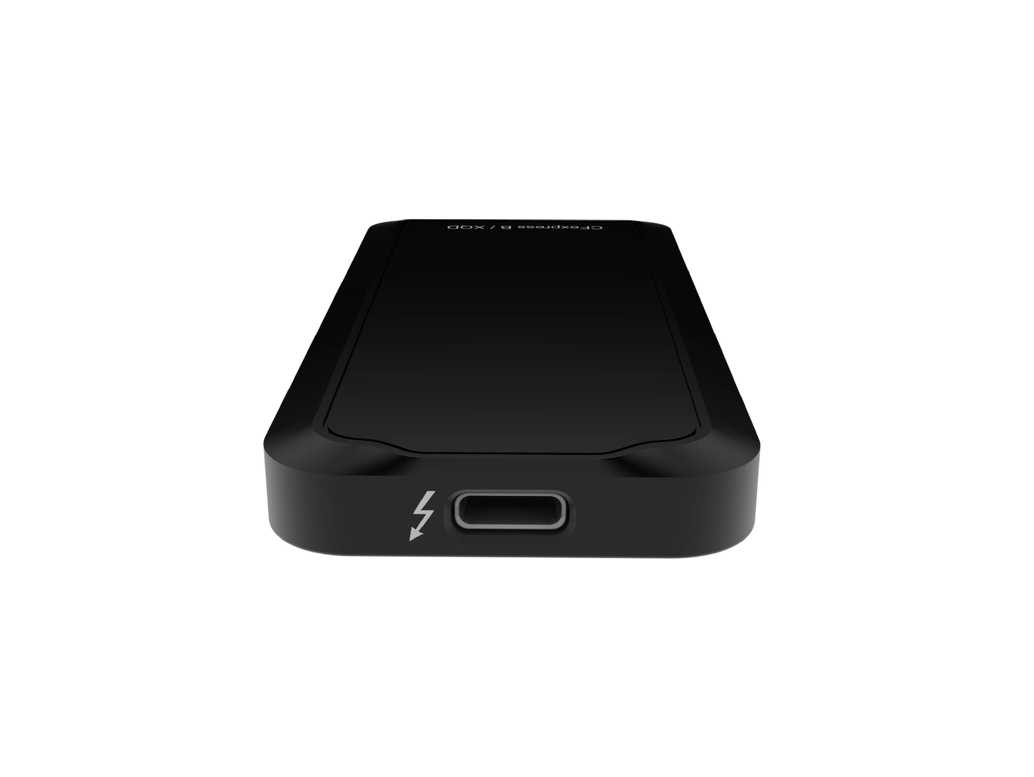 TBT3/USB CFExpress Card Reader (SI-4201TB3), applicable CF Express Type-B reader, Thunderbolt™3 supports 40Gbps to host.