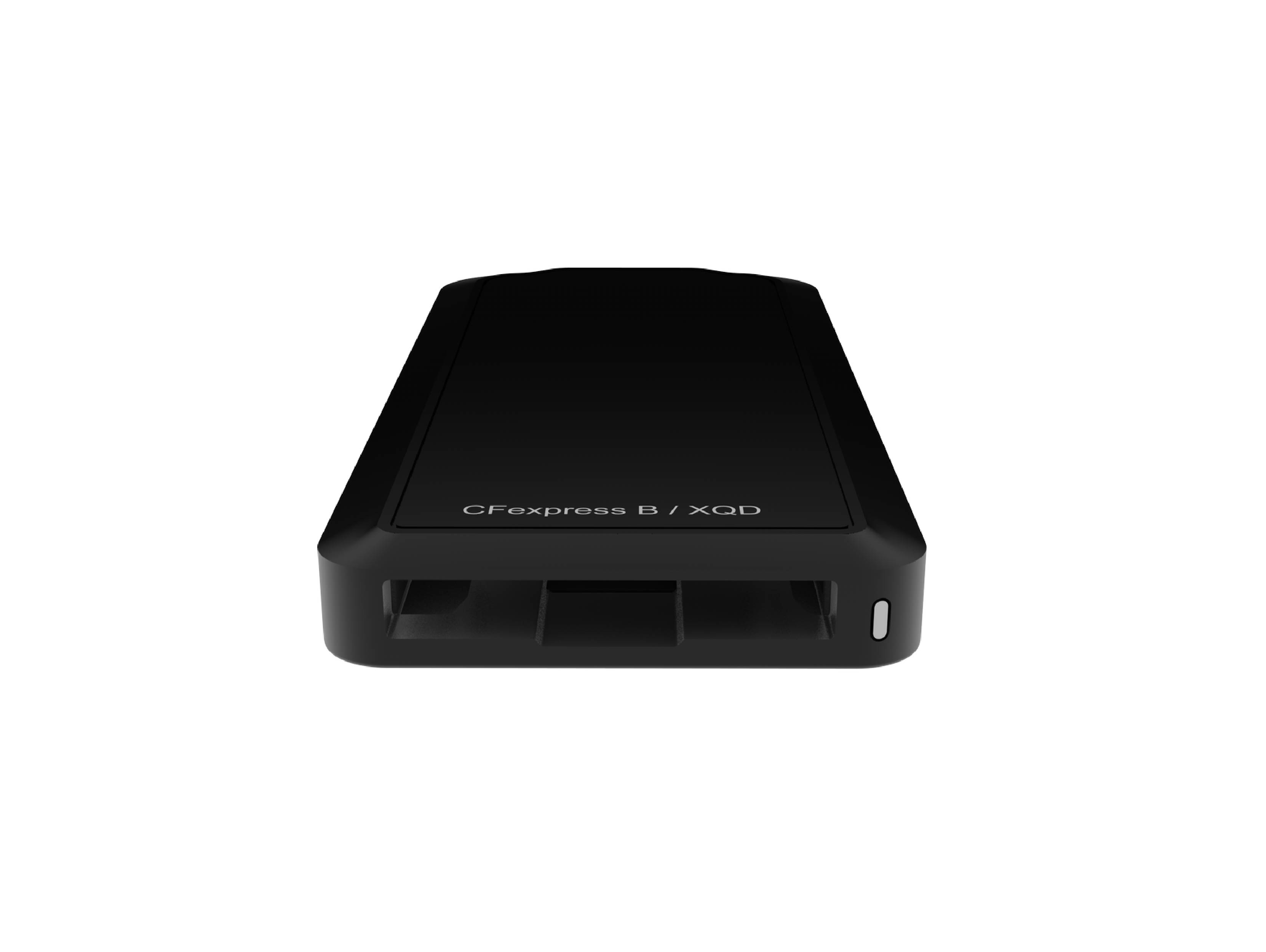 TBT3/USB CFExpress Card Reader (SI-4201TB3), applicable CF Express Type-B reader, Thunderbolt™3 supports 40Gbps to host.