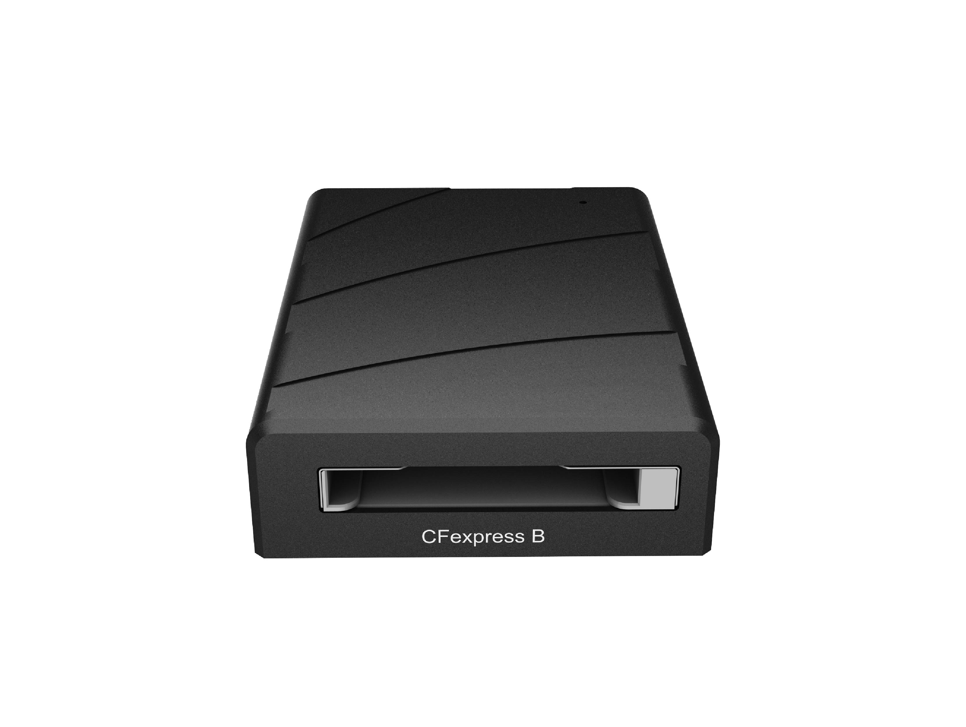 CFExpress Card Reader (SI-4203CFEX), with OTG Type-C Smartphones function, USB3.2 -C 10Gbps.