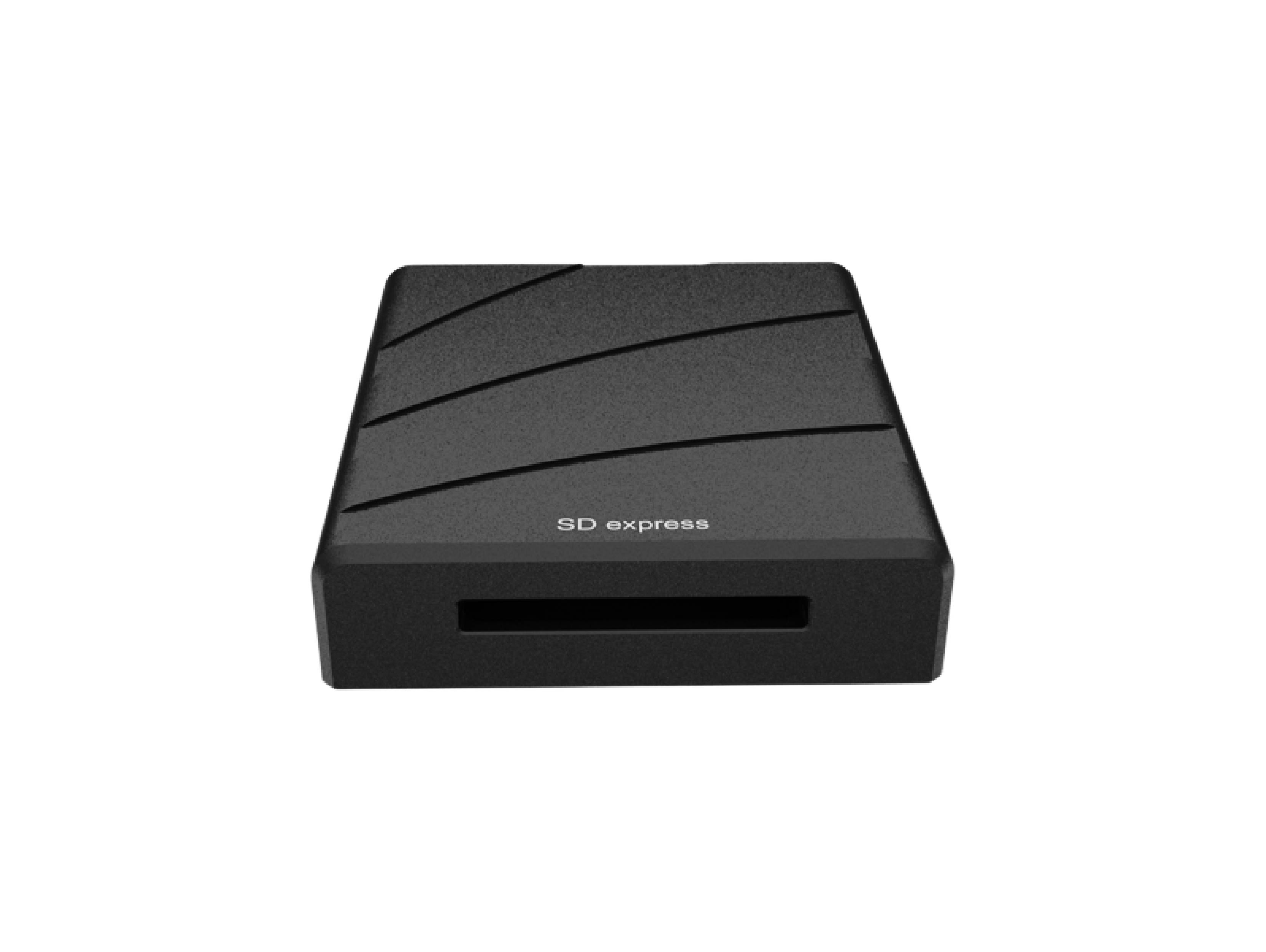 SD Express Card Reader (SI-4203SDEx), with OTG Type-C Smartphones function, USB3.2 -C 10Gbps.