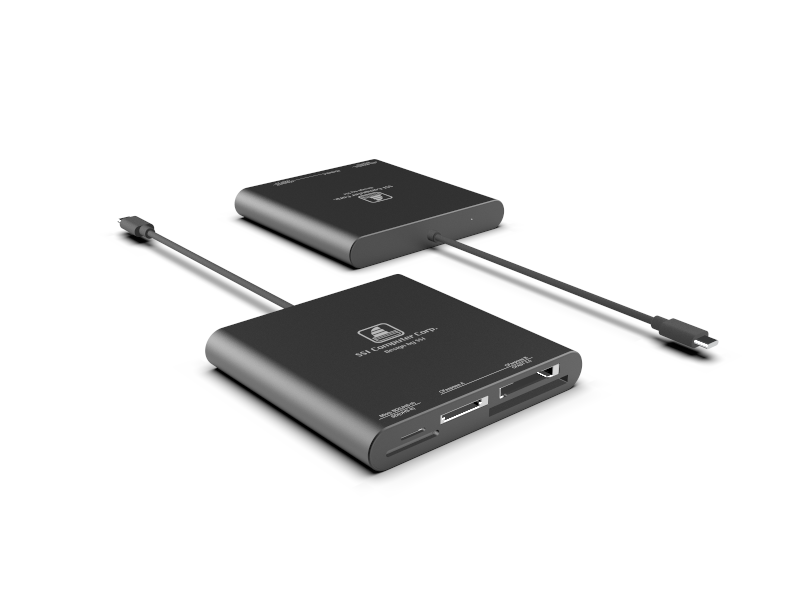 Thunderbolt 3 四合一多功能讀卡機