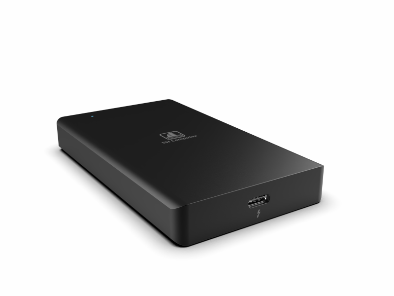 TBT3/USB M.2 NVMe SSD Enclosure (SI-6810TB3), With IP67-rated, compatible with 1x M.2 NVMe PCIe SSD, Thunderbolt™3 40Gbps to host.
