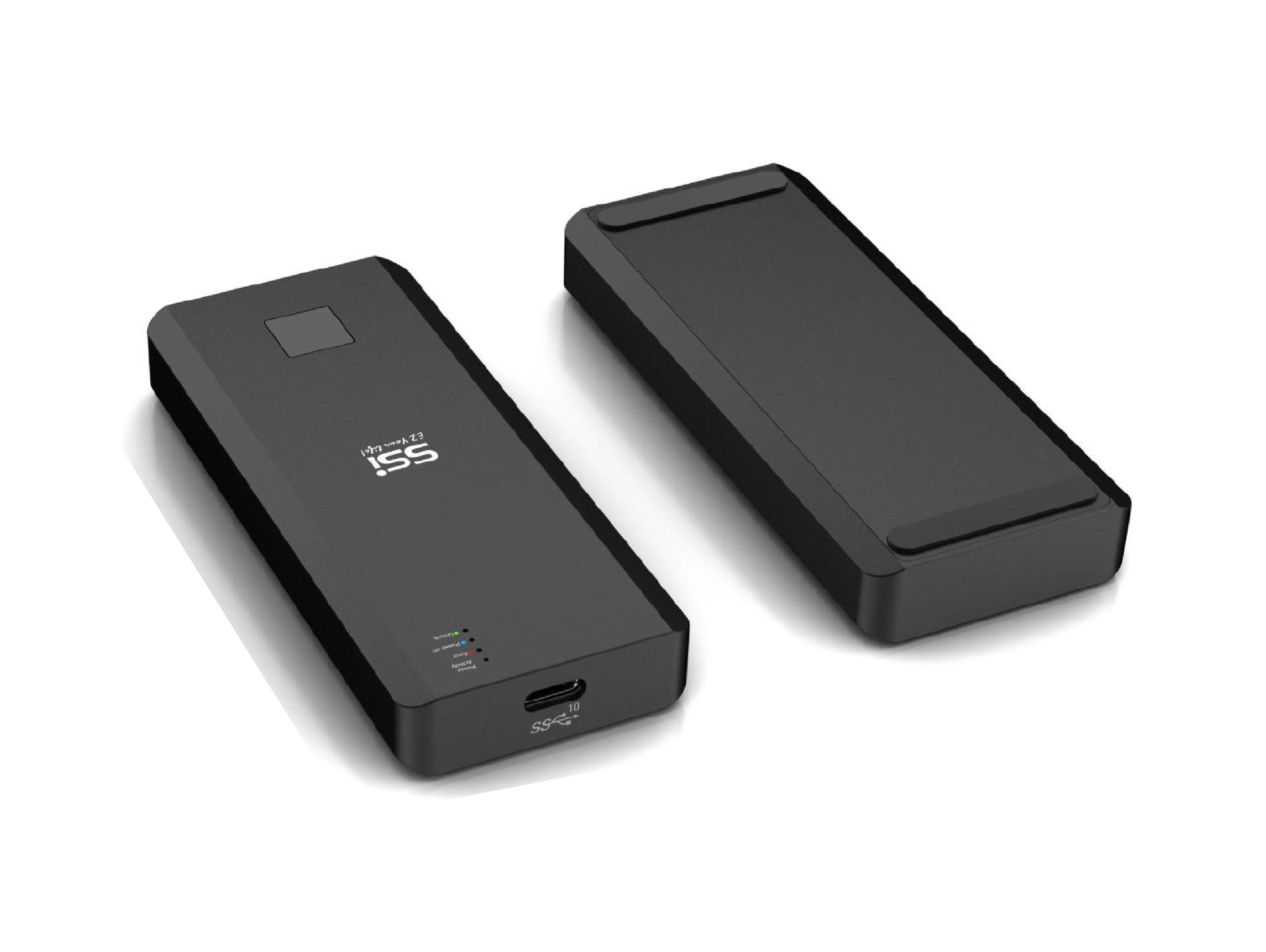 USB-C 10G M.2 SSD Enclosure, finger print encryption