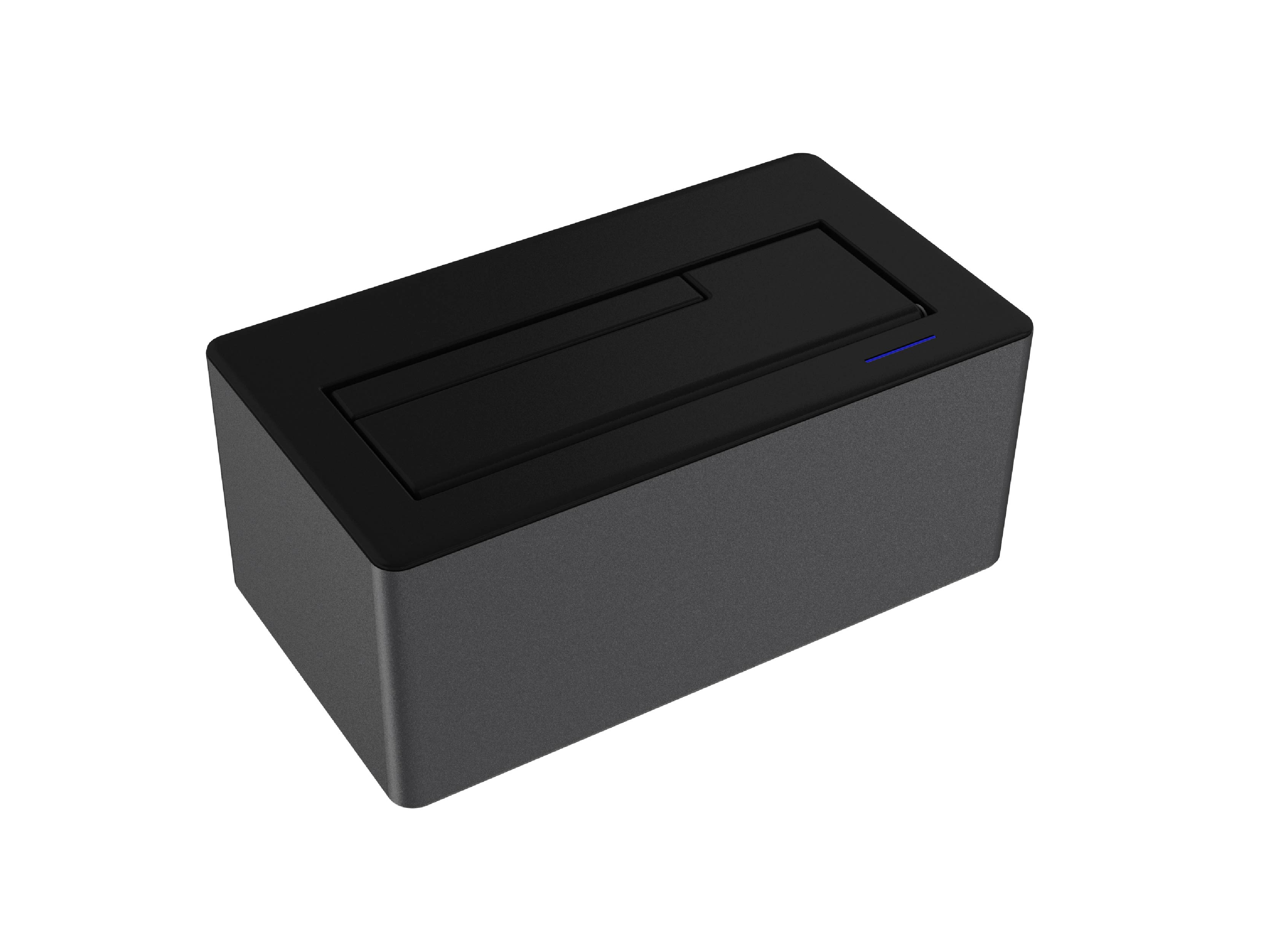 SATA SSD/HDD Dock (SI-7915US31C), Applicable with 3 x 3.5" or 2.5" SATA HDD/SSD, SATA SSD/HDD transfer speeds up to 6Gbps., USB3.2 -C to host.