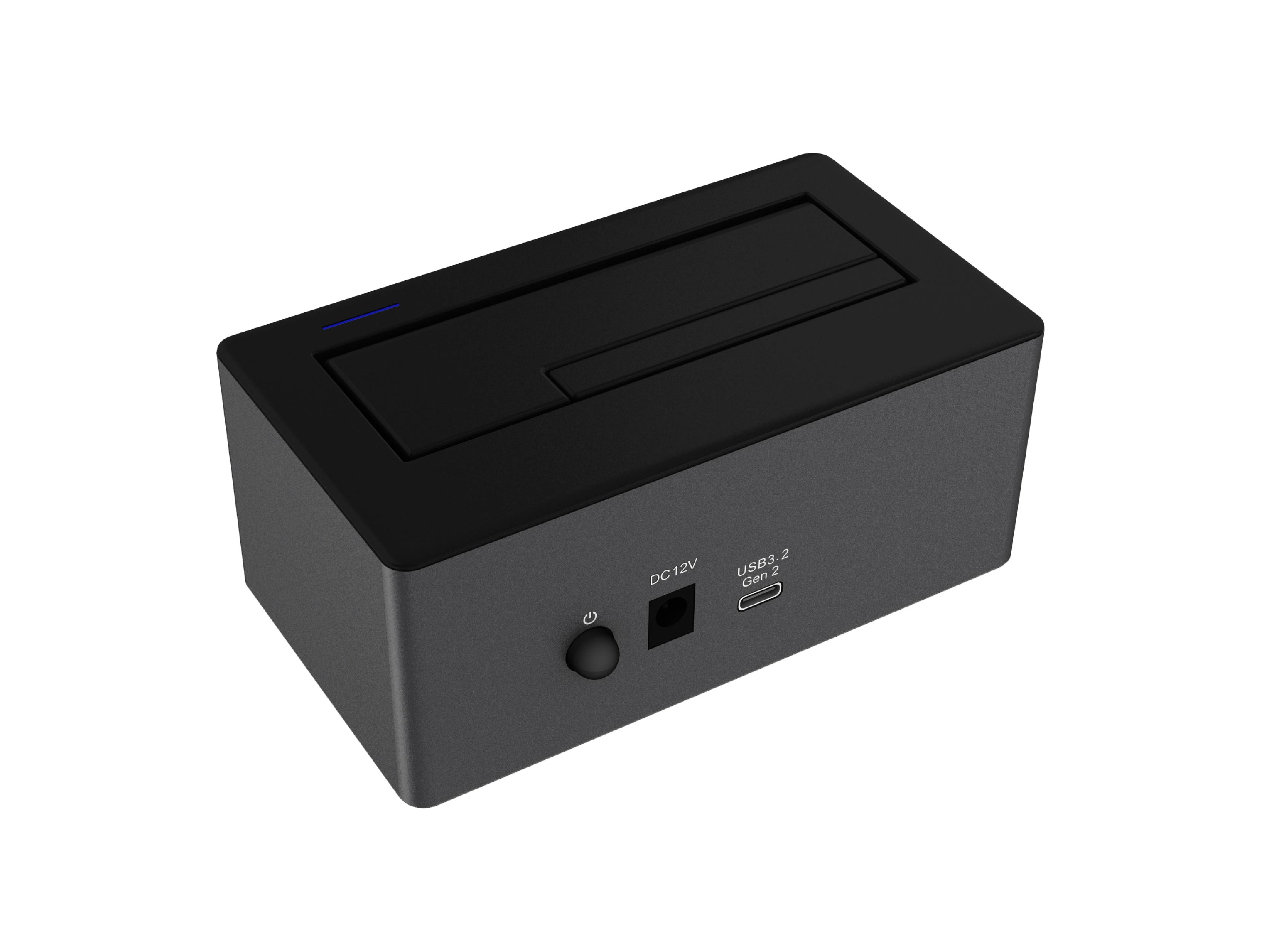 SATA SSD/HDD Dock (SI-7915US31C), Applicable with 3 x 3.5" or 2.5" SATA HDD/SSD, SATA SSD/HDD transfer speeds up to 6Gbps., USB3.2 -C to host.