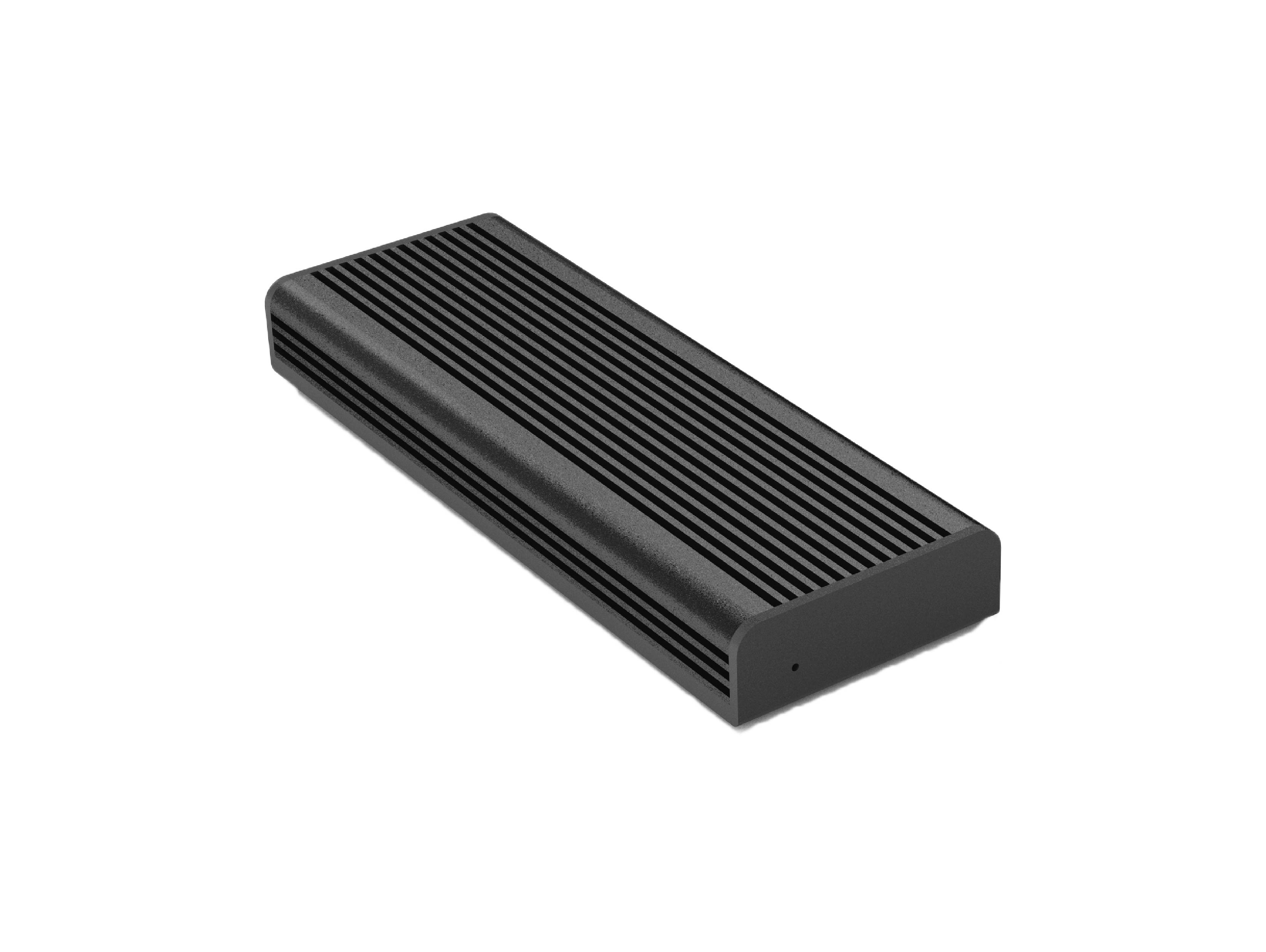 M.2 SSD Reader with Extra Storage Slot (SI-8008US31C), Support 1 M-key M.2 NVMe SSD 10Gbps, World patent, use the clips to switch SSDs, USB-C to host.