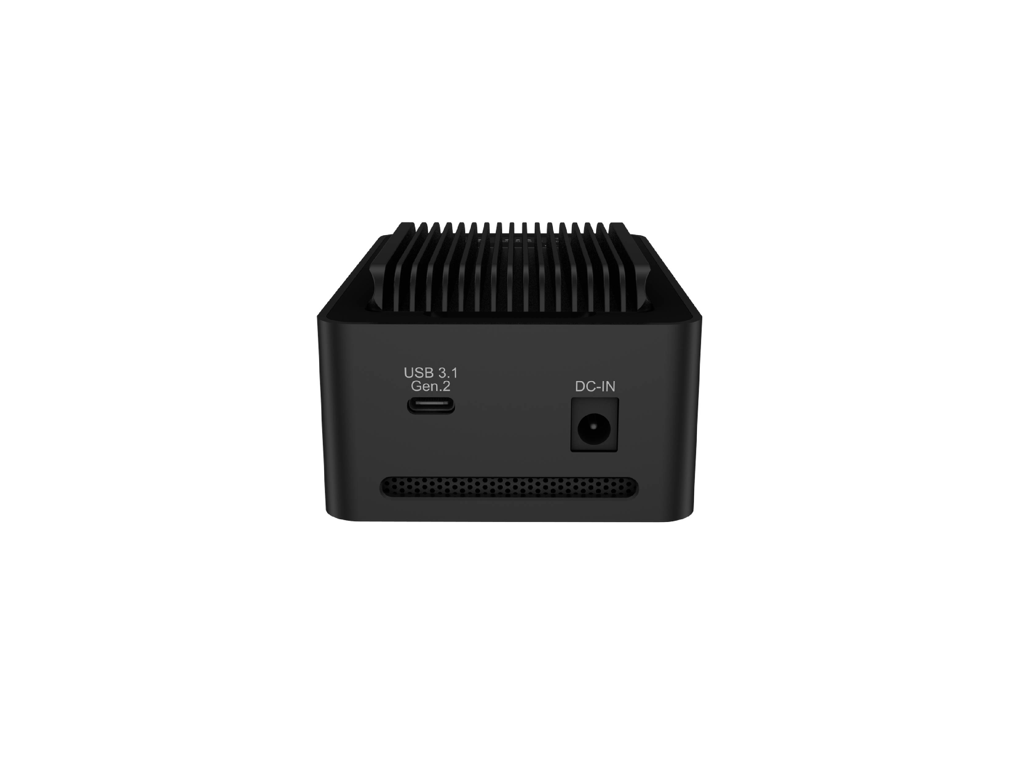 2 Bay M.2 NVMe Duplicator(SI-8028US31C-D), applicable dual M-Key M.2 PCIe NVMe SSD, support PC Mode & Clone mode switchable, USB3.2 -C 10Gbps to host.
