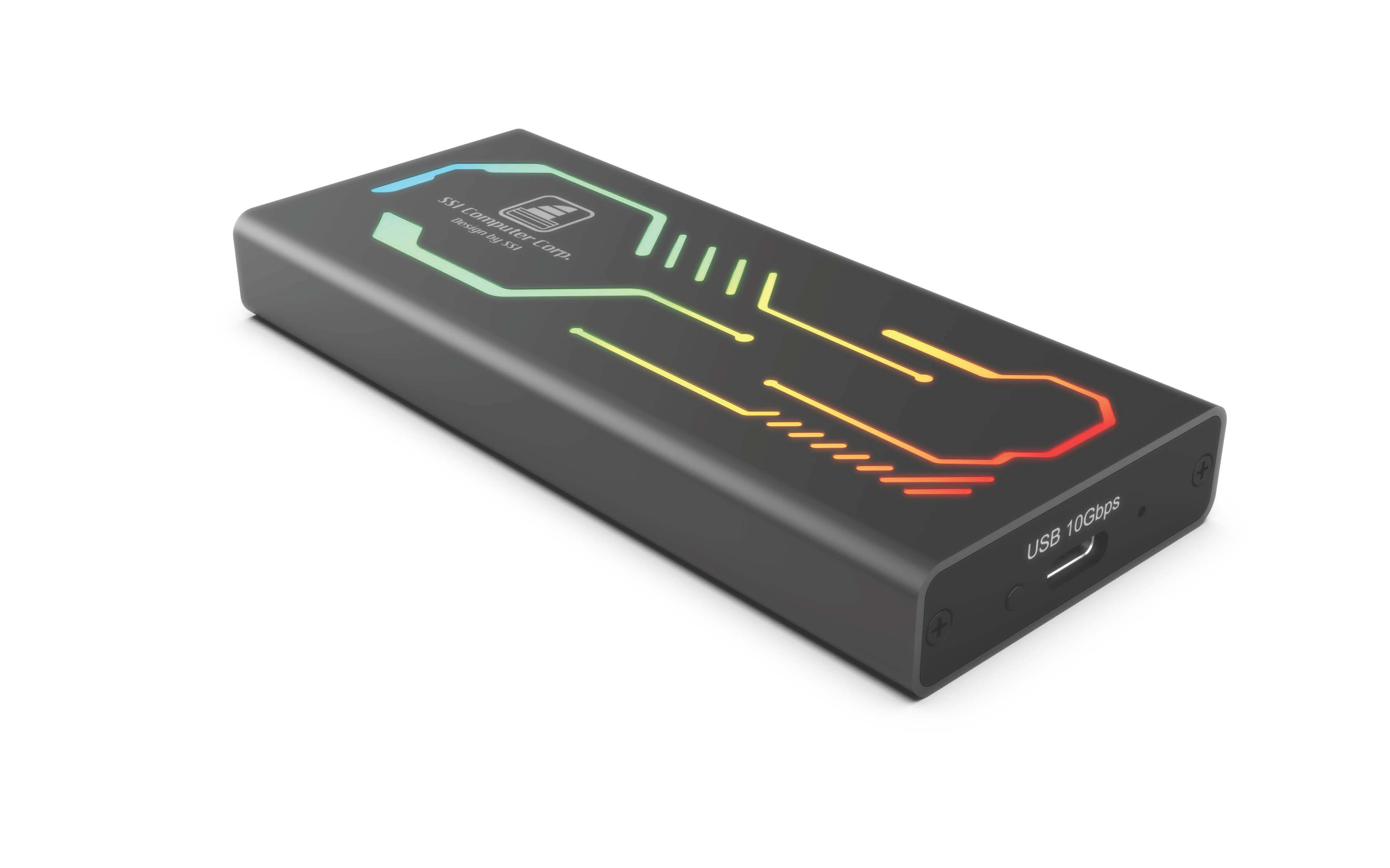 RGB M.2 SSD Enclosure
