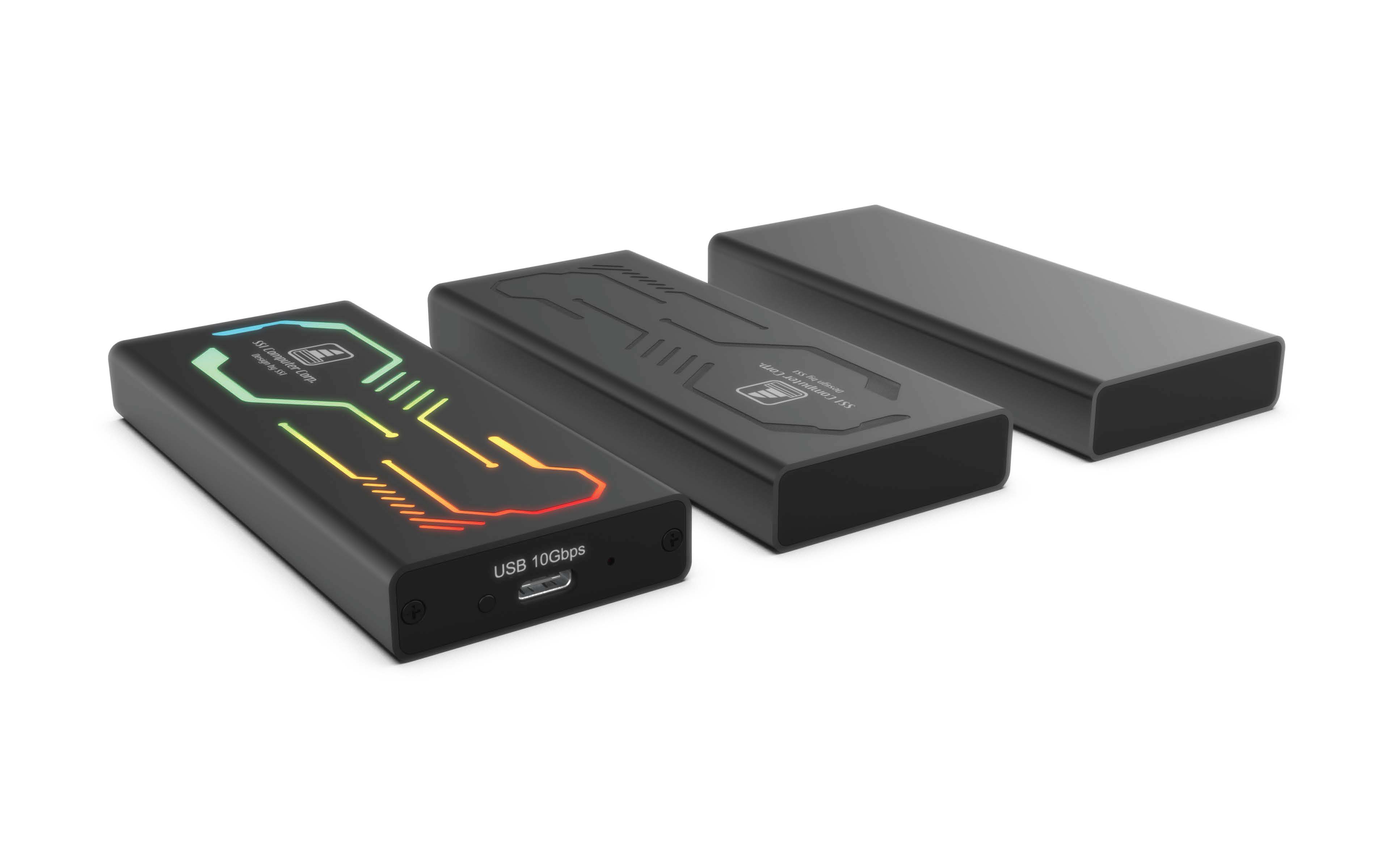 RGB M.2 SSD Enclosure