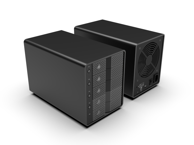 5 Bay RAID 3.5" SATA HDD Enclosure